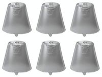 FCS Pack of 6 Click Sleeve for Siemens Signia Silk Primax Click - CIC (Closed-Small)