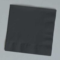 Black Velvet Luncheon Napkin, 2 Ply, Solid (12pks Case)