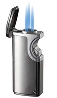 Visol Hybrid USB Triple Torch Cigar Lighter (Gunmetal)