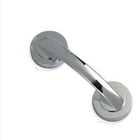 Ikevan Bathroom Armrest Sucker glass door handle Safety Suction Cup Handle (Sliver A)