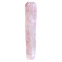 CCbeauty Professional Gua Sha Scraping Massage Tools Rose Quartz Natural Stone Handmade Guasha Board for Skin Muscle Care Treatment (Roller Guasha)