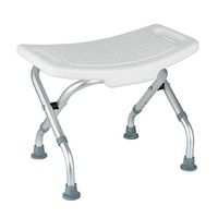 LINYUYI Height Adjustable Bathtub & Shower Stool,Aluminum Alloy Collapsible Old People Bath Chair,Nonslip Adjustable Height Stool