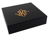 Personalized Visol Bergoff 10 Cigar Humidor with Free Wood Laser Engraving ([A] Diamond Monogram)