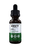 Envy Hemp 1500mg Pure Hemp Oil (Isolate) | Can Help Relieve Stress, Anxiety | Zero THC CBD Cannabidiol| Unflavored, 1 Month Supply (30mL)