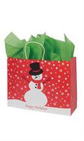 25 Sprinkles Gifts Large Snowman Merry Christmas Happy Holidays Gift Bag Bags