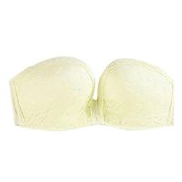 Gocheaper Women Hand Shape Custom Lift Invisible Strapless Wirefree Anti-Slip Bra(White,38B85)