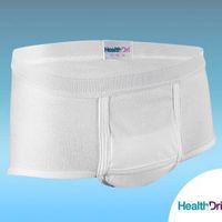 HealthDri Men's Moderate Reusable Cotton Briefs Large - 1 ct.