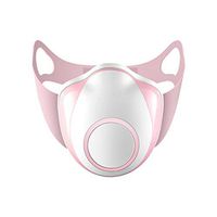 Dinfoger Electric Mask Air Purifying Mask Anti Pollution Mask for Travel Sport with Powder