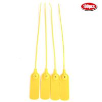 30cm Self Locking Cable Ties for Identification Mark Signs Disposable Nylon Cable Wire Zip Ties Cord Wrap Suitcase Shoes Bag Label Tag Anti-theft 100Pack(Yellow)