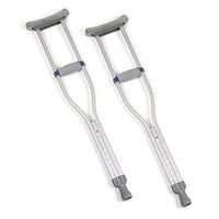 Quick-Adjust Crutches - Tall Adult, 5' 10in - 6' 6in - 8 Pair/Case