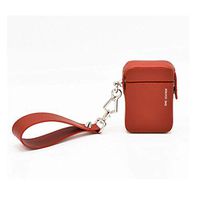 Aishanghuayi Leather Creative Cigarette Case, 20 Sticks, Wristband Portable Ultra-Thin Leather Soft Box Cigarette Gift, Cigarette Box,Warm and Plump (Color : Red)