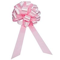 Baby Pink Gender Reveal Ribbons - 8" Wide, Set of 6, Pull Bows, Valentine's Day, Easter, Birthday, Party, Classroom, Office, Christmas, Fundraiser, Breast Cancer Awareness