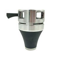 Hookah Bowl Accessories Charcoal Holder with Wind Cover for Heat Management System Funnel Box Burner Screen Metal Bag Keeper on The Top