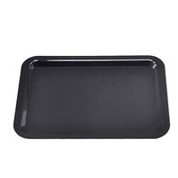 Fuguan Rolling Tray, ABS Tray, Essential Holder Trays, 7"*4.7"(Black)