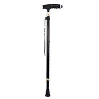 FDGBCF Walking Rod, Cane for Men and Women Adjustable Travel Rod Cane Adjustable Aluminum Lightweight Rubber Tip Ergonomic Handle Mobility Aid Elderly Handicap