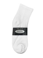 6 Pairs of Socks Plus 10-13 Non-Binding Diabetes Diabetic and Circulatory Ankle Socks (White)