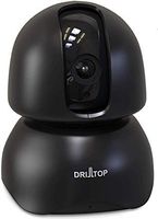 DrillTop Wireless IP Surveillance Camera w/Night Vision - Baby Monitor or Security Camera - 1080p, Activity Detection - 2 Way Audio - Remote Monitor with iOS, Android App - Cloud Service Avail, Black
