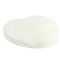 Tinksky Soft Fluffy Bedroom Rug Carpet Floor Mat Cover 60x70cm