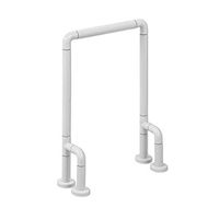Toilet Handrails Bathroom Safety Assist Frame, Elderly Safety Handle Bathroom Barrier-Free Handrai Toilet Safety Frames Rails (Color : White, Size : 644610cm)