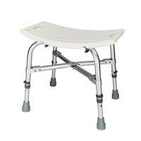 Qao Heavy Duty Shower & Bath Chair,Height Adjustable Anti-Slip Bath Seat Shower Bench Bathtub Stool Seat for Elderly, Senior, Handicap & Disabled,Supports up to 450 Lbs
