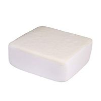 Care Apparel Easy Rise Seat Cushion - 5" Foam Booster & 2 Removable, Washable Poly-Shearling Covers - 14" x 14"