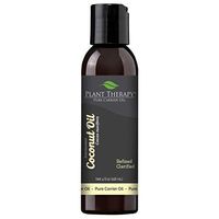 Plant Therapy Coconut (Fractionated) Carrier Oil. A Base Oil for Aromatherapy, Essential Oil or Massage use. 4 oz.