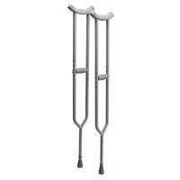 Lumex 3615A Bariatric Imperial Steel Crutches, Tall, Color Aluminum