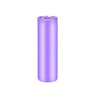 Slendima 100 Pcs Solid Color Disposable PE Trash Bags,Home Office Thickened Garbage Rubbish Waste Trash Bags Purple