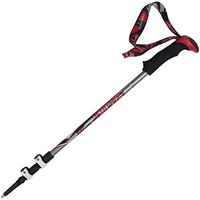 Crutches Walking Pole Ultra Light Carbon Retractable Walking Stick Folding Trekking Pole Outdoor Hiking Climbing Equipment Gifts (Color : Red, Size : 65cm)