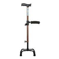 ZSMPY Crutches Aluminum Alloy Retractable Folding Old Man Walking Stick Walker