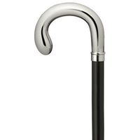 Crook Handle Cane Color: Black