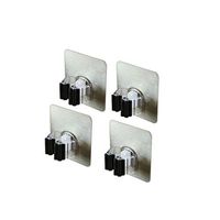 Mop Holder 4 pcs Self Adhesive Mop, eiaagi Grip Holders Wall Mounted Hanger New