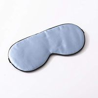 Tim&Tina Silk Sleep Mask Comfortable Blindfold Eye mask Adjustable (Light Blue)