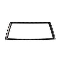 Raitron Carbon Fiber Navigation Control Panel Frame Sticker Interior Navigation Control Panel Decorative Cover Trim for BMW E70 E71 X5 X6 2008-2013#2
