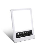 2 in 1 Sun Lamp and Sleep Sound Machine - 3 Adjustable Brightness Levels, 6 Natural Sounds, Timer Function, Touch Control, Memory Function, for Home/Office/Travel Use