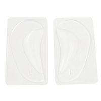 uxcell 1 Pair Clear S Size Gel Foot Care Orthotics O-type Bow Legs Correction Shoes Insole