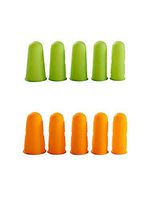 Loriver 2PCS Silicone Finger Protector Sleeve Insulation Anti-Skid Cover Hand Protection