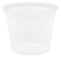 Dart 550PC 5.5 oz Clear PP Portion Container (Case of 2500)