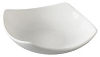 Yanco PS-2109 9" Square Bowl, 24-Ounce, Porcelain, Bone White Color, Pack of 12
