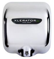 Excel Dryer XL-C-ECO-1.1N Hand Dryer XLERATOR XL-C-ECO Automatic, Surface-Mounted, Cast Cover, Chrome Plated, 110-120V with Noise Reduction Nozzle