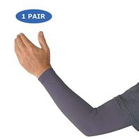 Kinship Comfort Brands® True Graduated Compression Arm Sleeves Therapeutic Support for Arm Muscles for Men & Women | Moisture Wicking, Fabric | UV Sun Screen | ONE Pair (Available in Sizes S,M,L,XL)