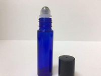 WALLER PAA 50 Stainless Steel Metal Roller Ball Cobalt Glass Bottles 10ml Blue New Bottle