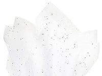 White Glitter Tissue Paper Squares, 10 Sheets, Premium Gift Wrap and Art Supplies for Birthdays, Holidays, or Presents by A1 Bakery Supplies, Large 20 Inch x 30 Inch HIGH Quality Paper Made in USA