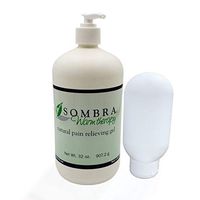 Sombra Warm Therapy Natural Pain Relieving Gel with Free Travel Bottle - Muscle and Joint Pain Relief - 32 Ounces