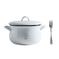 BBSEQ Big Ceramic Bowl with Lid and for Soup/Rice/Salad/Instant/Noodle/Vegetables Fruit