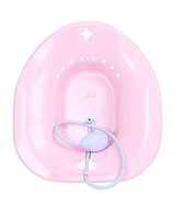 Toilet Seat Sitz Baths Toilet Bowl Tub Pregnant Woman Maternity Puerpera Hemorrhoid Episiotomy Patient Bidets Bath Basin Flusher Pink