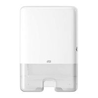 Tork Elevation Xpress Paper Towel Dispenser H2, Elevation Design - Multifold Hand Towel Dispenser 552020, Slim One-at-a-time Dispensing, White