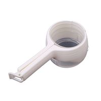 LJSLYJ Home Seal Pour Food Storage Bag Sealer Clip Freezer Fridge Bag Sealing Clip (White)