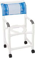 MJM Standard PVC Shower/Commode Chair