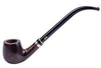 Churchwarden Wooden Tobacco Smoking Pipe, Hand Carved, Metal Cooling Filter, Comes with Pouch, Boxed (Hobbit)